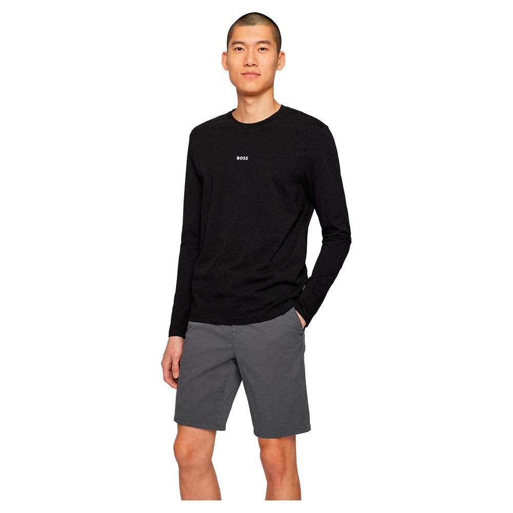 BOSS Men's TChark T-Shirt, Black1, L