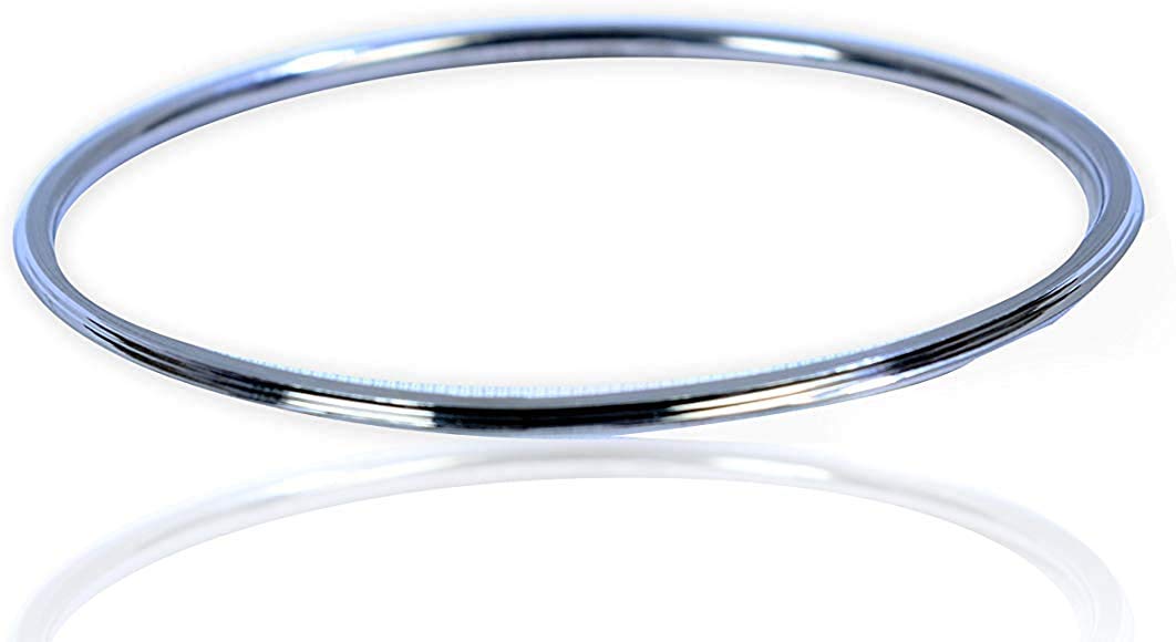 Bismaadh Sikh/Punjabi Kada Stainless Steel Bracelet for Women and Kids, 0.2 cm Thk