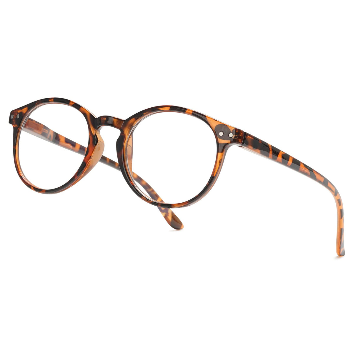Lanomi Blue Light Blocking Reading Glasses for Man Women Round Glasses 1.0 1.25 1.5 2.0 2.25 2.5 2.75 3.0 3.5 Stylish Ladies Readers With Spring Hinge Screen Eyeglasses 1.75 (Round Leopard, 1.5)