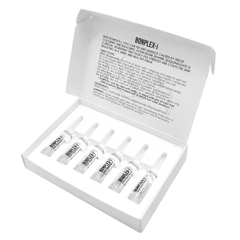 BONPLEX-i Ampoule Treatment | For All Hair Types | Damage and Dry Hair | Dimaleate | Reconnect Damaged Broken Disulfide Bonds | Restore and Bonding Intensive Repair Treatment 6 pcs