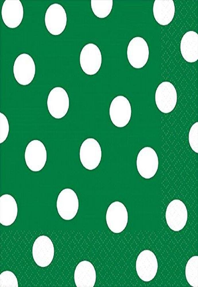 Festive Dots Luncheon Napkin Color Party Tableware, 16 Pieces, Made from Paper, by Amscan