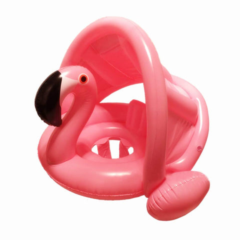 mciskin Flamingo Baby Pool Float with Canopy Inflatable Swimming Floats for Kids,Swimming Ring with Safety Seat Infant Floaty,Toddler Swimming Pool FloatÃƒÆ’Ã‚Â¯Ãƒâ€šÃ‚Â¼Ãƒâ€¹Ã¢â‚¬Â PinkÃƒÆ’Ã‚Â¯Ãƒâ€šÃ‚Â¼ÃƒÂ¢Ã¢â€šÂ¬Ã‚Â°