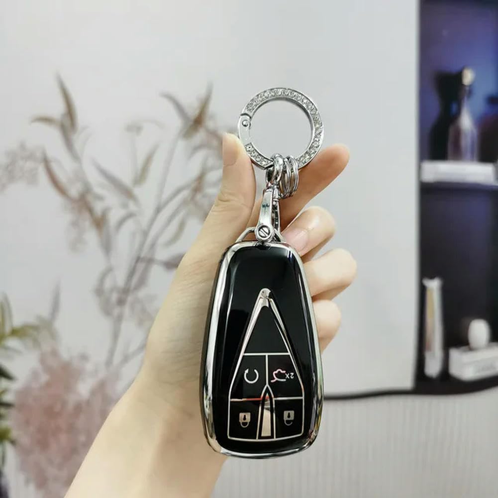 ModeXo TPU Car Key Case Full Cover Shell For Changan CS35 PLUS CS55 PLUS CS75 PLUS 2019 2020 Protection Accessories Keychain
