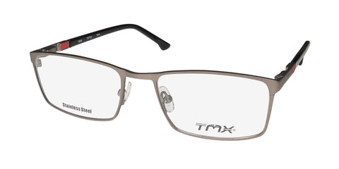 Timex Tmx Relay Stainless Steel Hard Case Contemporary Eyeglass Frame/Eyewear [50-17-135, gunmetal]