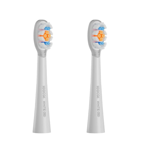 SOOCAS Replacement Brushes for Aura Electric Toothbrush Heads Replacement 2 Piece Set - White