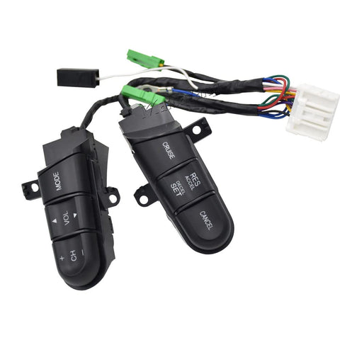 Steering Wheel Cruise Control Switch with Shift Paddle Engagement Mounted Button Kit Replacement Orange Backlight for Honda Civic 2006 2007 2008