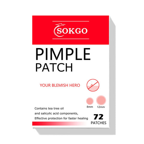 Pimple Patch, Acne Patch, Acne Spot Dots, Pore Cleansing Strips, Hydrocolloid Acne Pimple Patch For Covering Zits, Blemishes, Dark Spots, Post-Blemish Redness, Hyper pigmentation (72PCS)