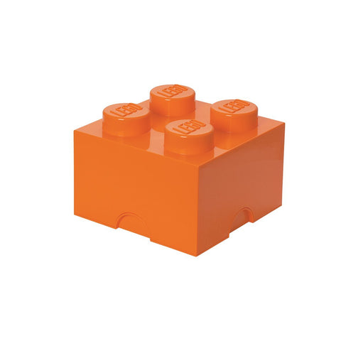 Lego Storage Brick 4 Orange