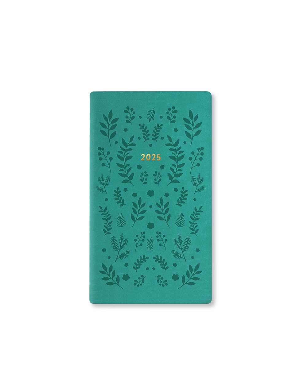Letts of London Woodland Medium Pocket week to view 2025 diary - green