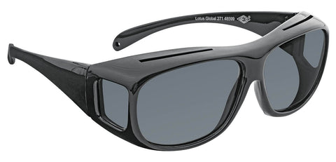 Wedo 27148599 Fit Over Polarizing Lens Sunglasses for Spectacle Wearers , Black