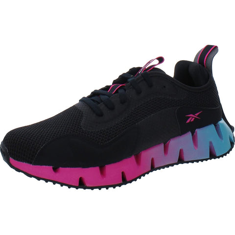 Reebok Women's Zig Dynamica Sneaker, Black/Proud Pink, 6.5