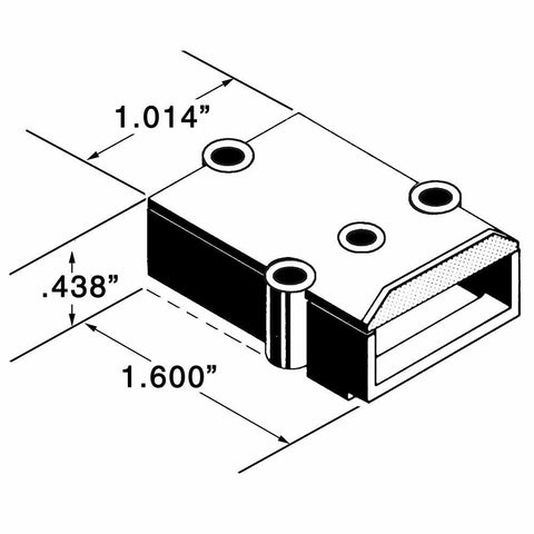Straight Centerset Shank Couplers with Standard Body Mount Gearbox, Kadee 906