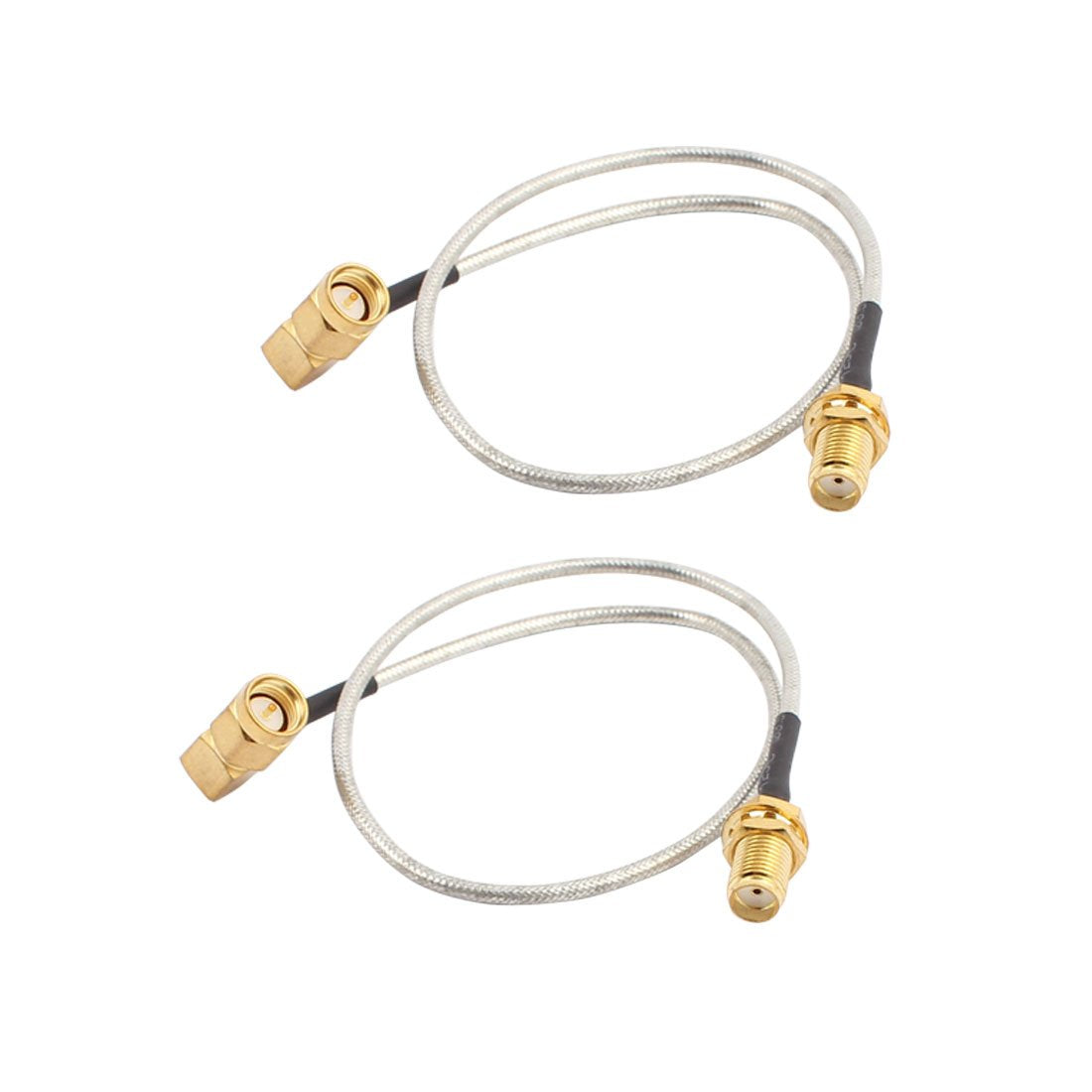 Aexit 2 PCS SMA RF Coaxial RG405 Tieline SMA revolutio-n of 30 cm Antenna Cable (bd8eb3c506c547c317295a8e38c35419)