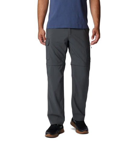 Columbia Men's Silver Ridge Utility Convertible Pant, Grill, 44