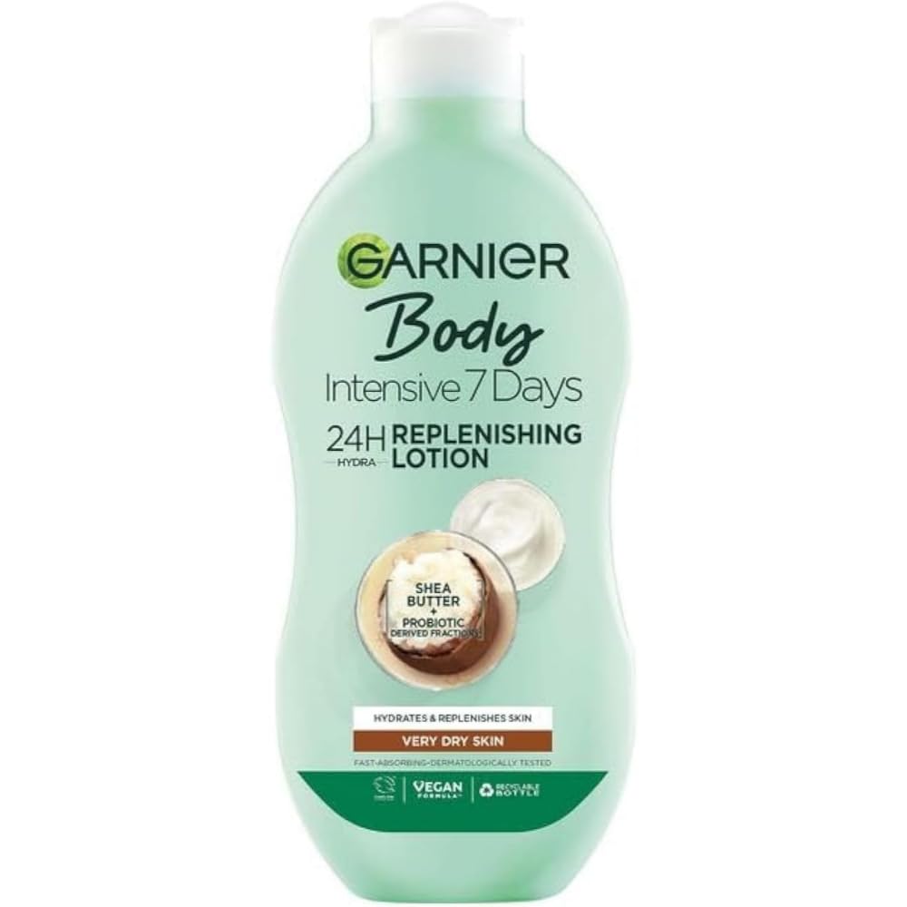Garnier Intensive 7 Days Shea Butter Body Lotion Dry Skin, with glycerin - 400 ml