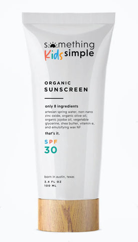 Something Simple Kids SPF 30 Organic Reef Safe Sunscreen
