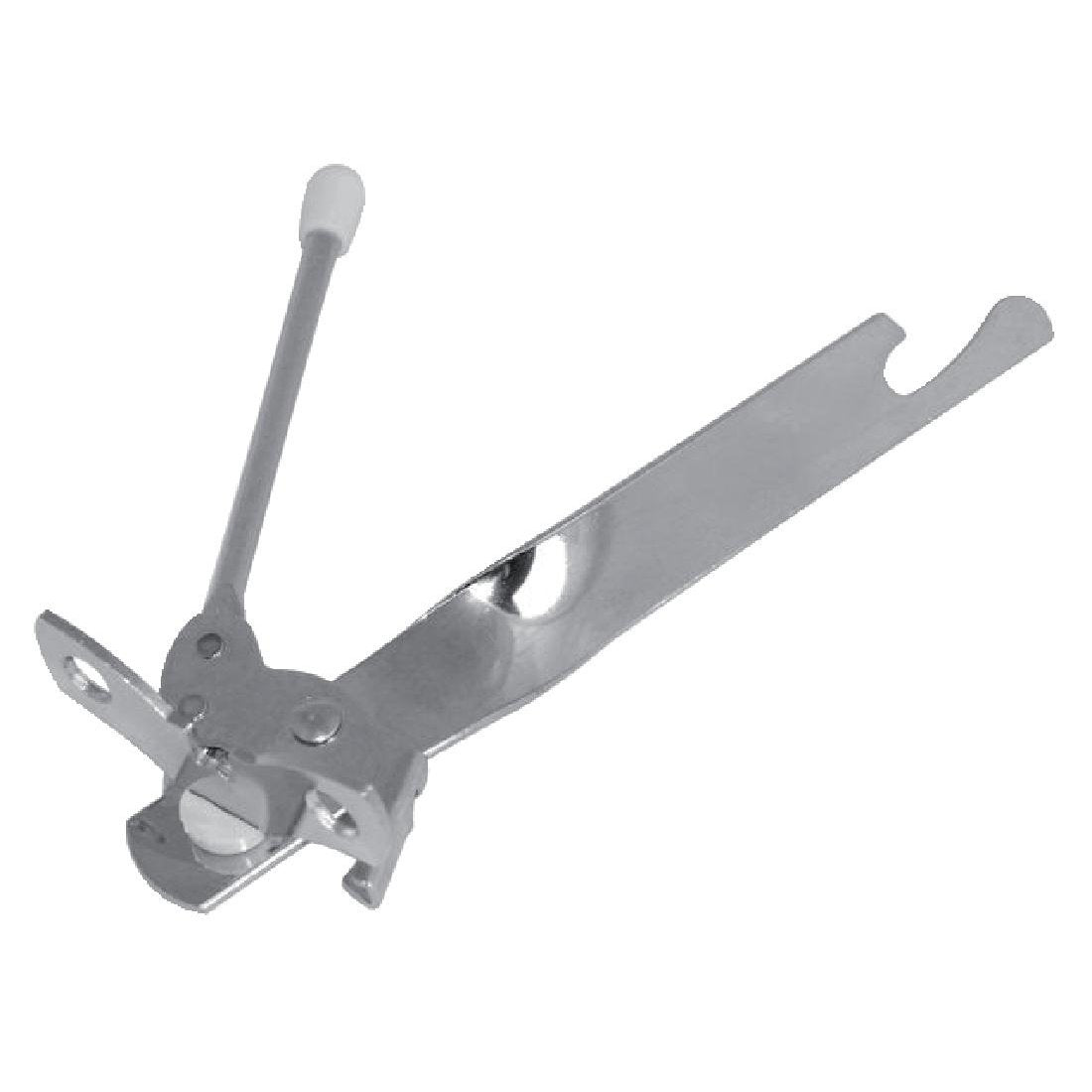 Kitchencraft Butterfly Can Opener, Stainless Steel, Safety and Comfort, 17.5 x 3.5 x 2cm, Silver