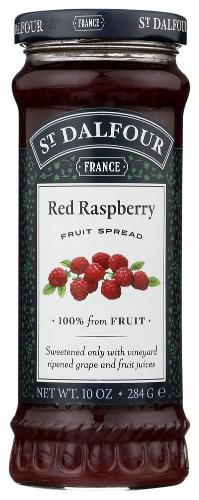 St. Dalfour All Natural Fruit Spread Red Raspberry - 10 oz