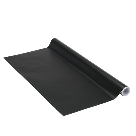 Venilia Adhesive Film Plain Matt, PVC, Black, 90 x 210 cm