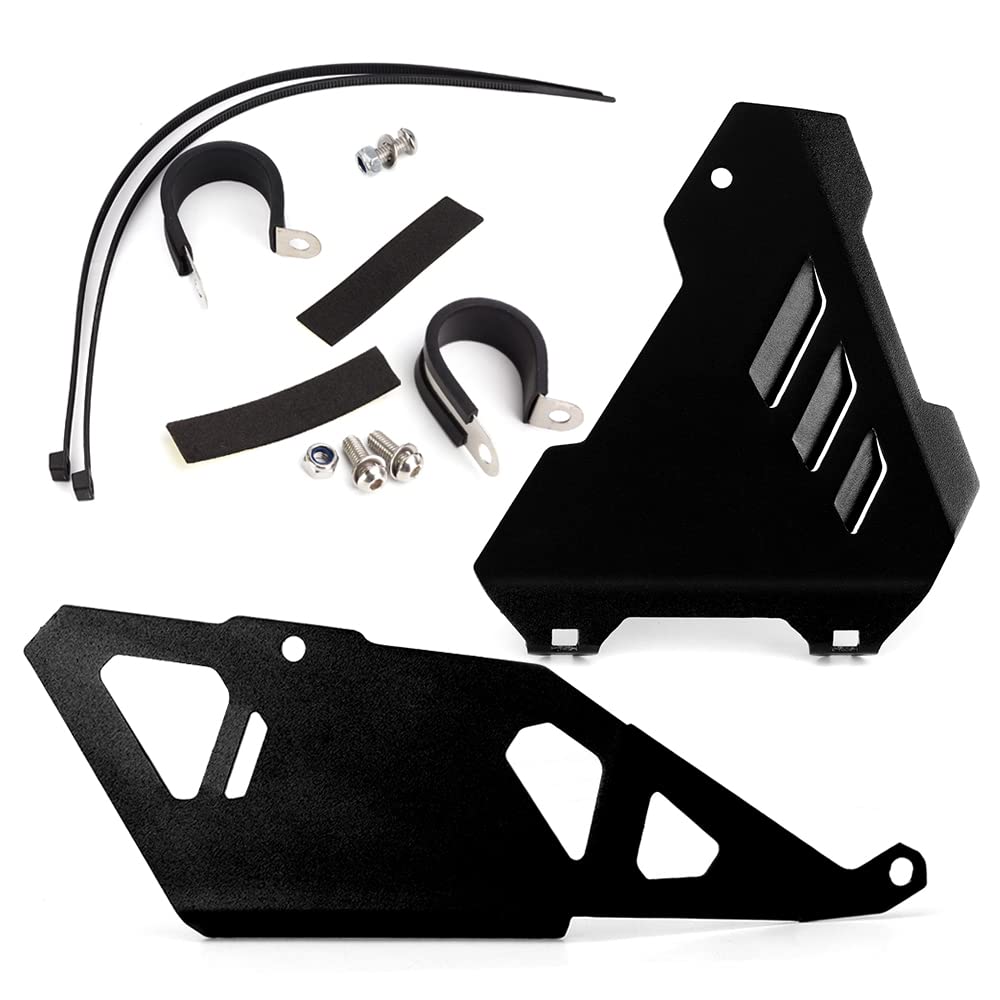 Modeer for BMW R1200GS Adventure 2013-2023 HP R1250GS Adventure 2018-2023 Motorcycle Flap Control Protects Starter Protector Guard r 1200 1250 gs adv hp r1250 gsa Accessories (black)