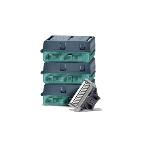 Harry's Razor Blades Men, Pack of 10 Razor Blade Refills with Precision Trimmer, 5 Anti-Friction Blades, Suitable for Mailbox