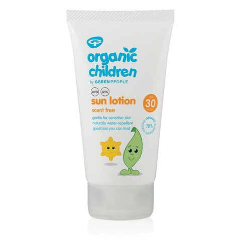 Organic Children SPF30 Scent Free Sun Lotion 150ml (PACK OF 2)