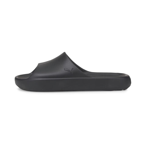 PUMA Mens Shibui Cat Slide Sandal, PUMA Mens Black-PUMA Mens Black, 12