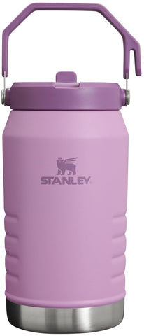 Stanley IceFlow Flip Straw Jug with Handle 64 oz| Twist On Lid and Flip Up Straw | Leak Resistant for Travel and Sports | Insulated Stainless Steel |BPA-Free |Lilac