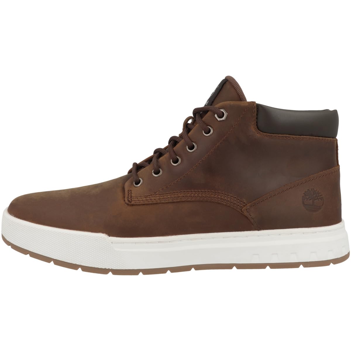 Timberland Men's Maple Grove Leather Chukka Shoe, Medium Brown, 10