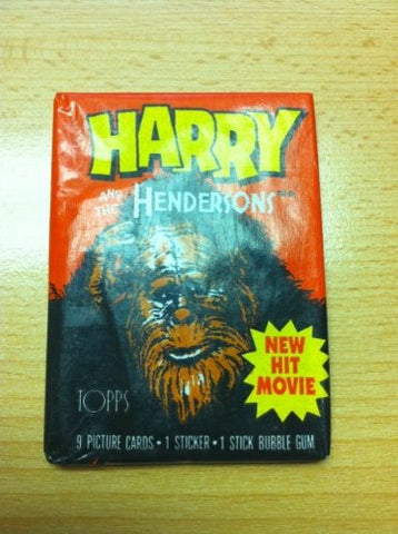 Harry and the Hendersons Trading Cards - Wax Pack- Topps