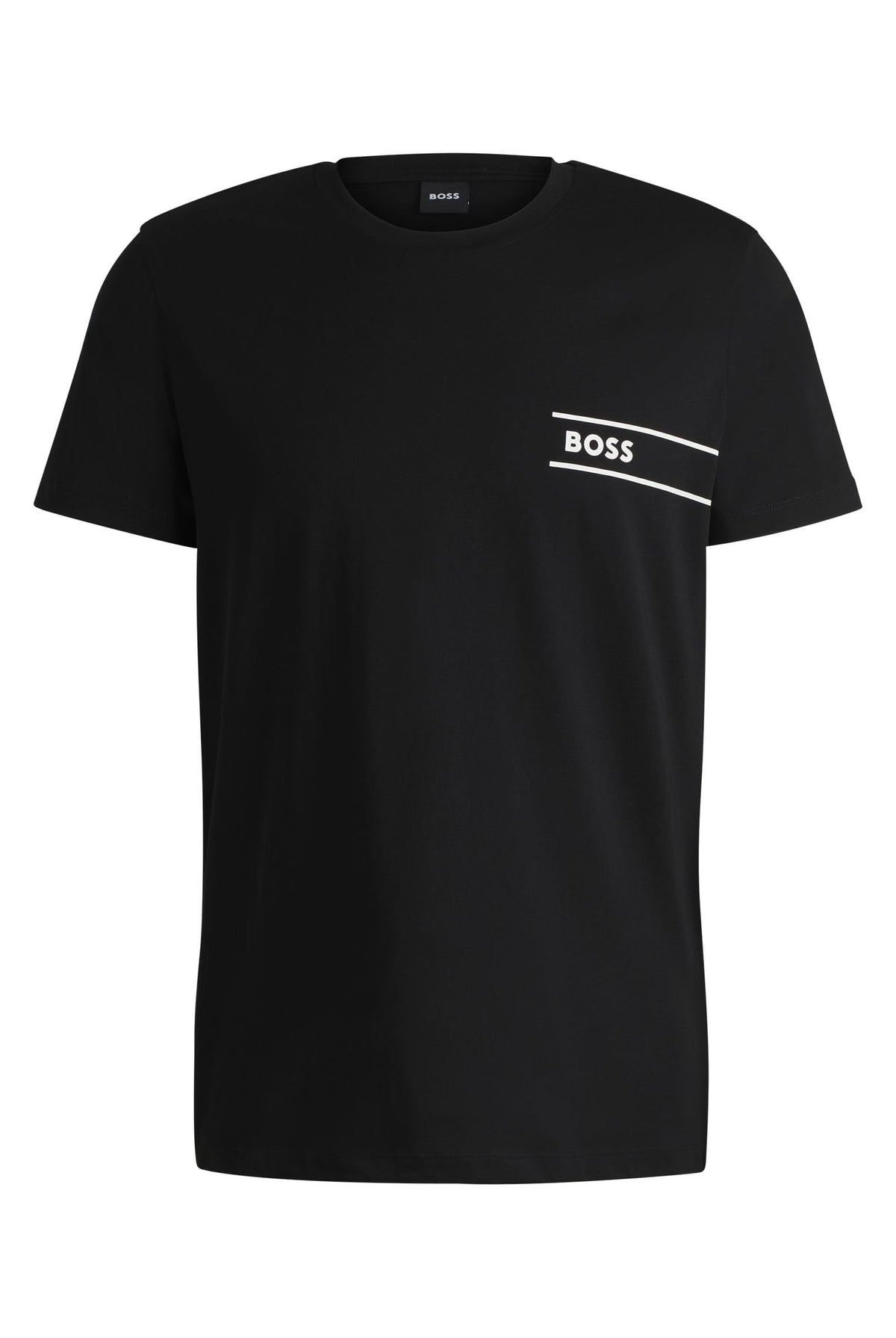 BOSS Mens TShirtRN 24 Logo-Print Underwear T-Shirt in Cotton Jersey
