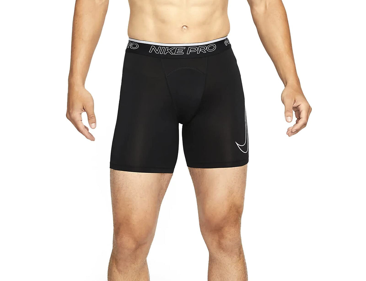 Nike Pro Dri-FIT Men's Shorts, Black/White, XL