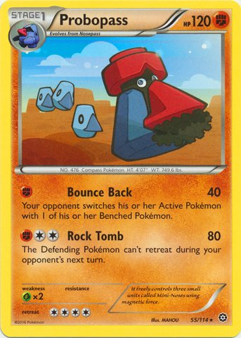 Pokemon - Probopass (55/114) - XY Steam Siege