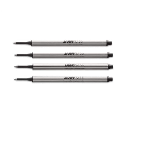 Lamy Rollerball Refill, Medium Black M66 | Pack of 4