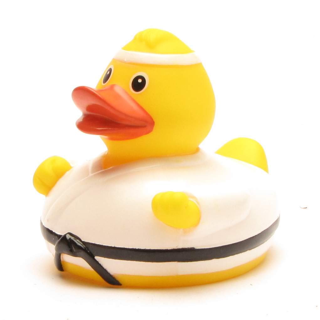 DUCKSHOP | Rubber Duck Karate | Bathduck | L: 8 cm