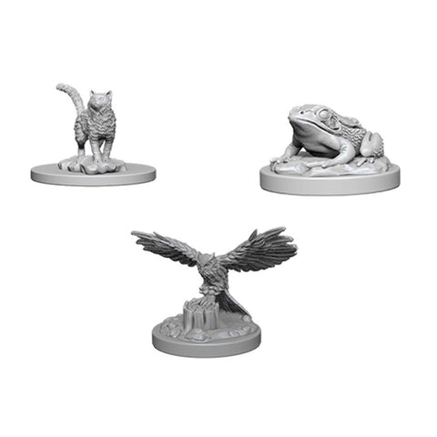 WizKids Deep Cuts Unpainted Miniatures: Wave 4: Familiars, Multi-Colored