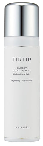 TIRTIR Glossy Coating Mist 2.36 fl. oz, Illuminating Polyglutamic Acid Face Mist for Fresh, Glowing Skin,Cooling, Soothing, Makeup Prep Sprayâ€¦