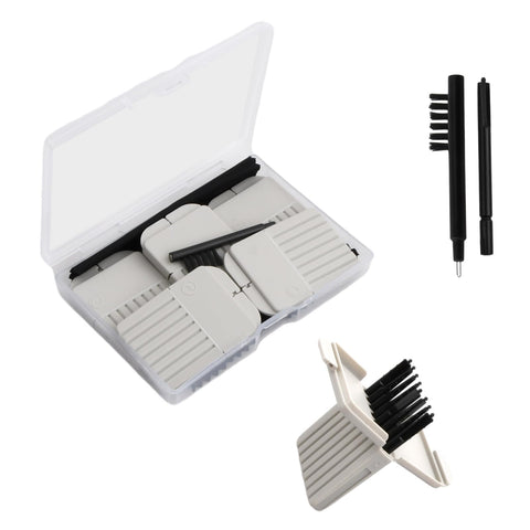 Hearing Aid Filter, Set of 5 (40 Pcs) Ear Wax Filter, Replacement Filter, Cleaning Brush and Cleaning Cloth - for Widex, Phonak, Resound etc