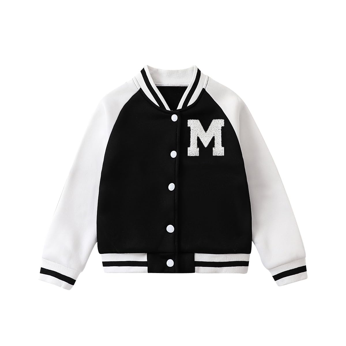 GMMDOMKID Kids Varsity Jacket for Boys Girls Sporty Kids Baseball Jackets Classic School Coats for Everyday and Sports