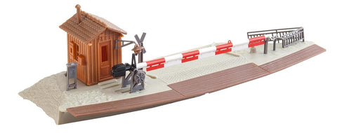 Faller 120172 Curved Grade xing with Gates HO Scale Building Kit