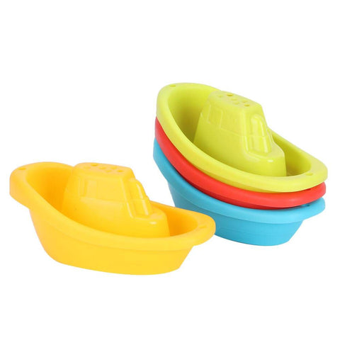 4pcs Floating Bath Toy Boats Kids Childrens Baby Bathtime Boats Floating Water Tub Toys Pre Educational Learning Water Fun Toys(Floating Ship)