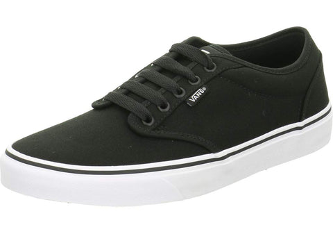 Vans Men's Atwood Trainers, Canvas Black White, 16