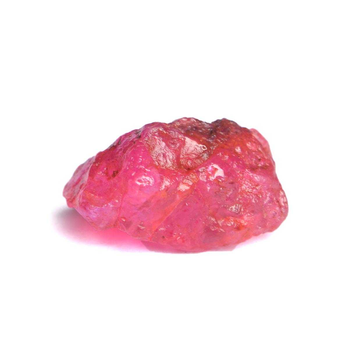 GEMHUB Loose Gemstones For Jewelry Making Rough Red Ruby Gemstone 12.50 Carats Natural Raw Rough Certified Red Ruby Stones