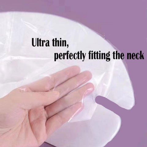 100pcs Disposable Neck Mask,Neck Wrinkle Paper Sheets Moisturizer Mask, for DIY Skin Care Moisturizing Firming (Neck Mask)