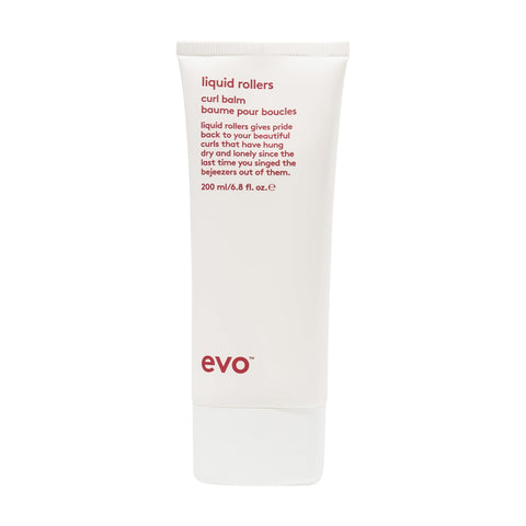 evo Liquid Rollers Curl Balm - Hair Styling Balm - Enhances Natural Curls, Protects Frizz & Improves Overall Condition - 200ml / 6.8fl.oz