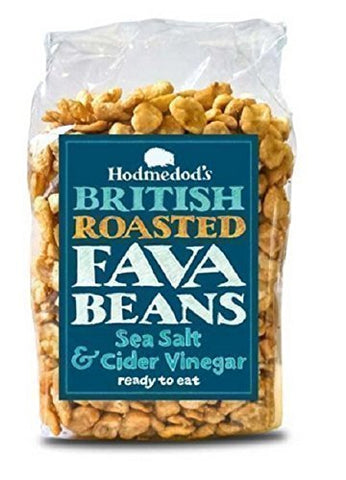 HODMEDODS Roasted Fava Beans - Sea Salt & Cider Vinegar 300g (Pack of 2)