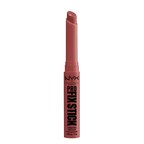 NYX Professional Makeup Correcting Concealer Stick, Covers Blemishes, Dark Spots and Discolouration, 12H Wear, Vegan Formula, Pro Fix Stick, Brick Red