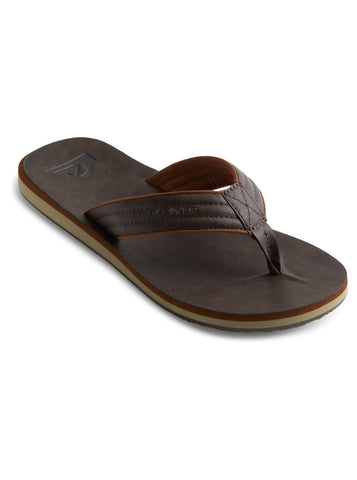 Quiksilver Men's Carver Nubuck Sandal, Demitasse-Solid, 9 UK