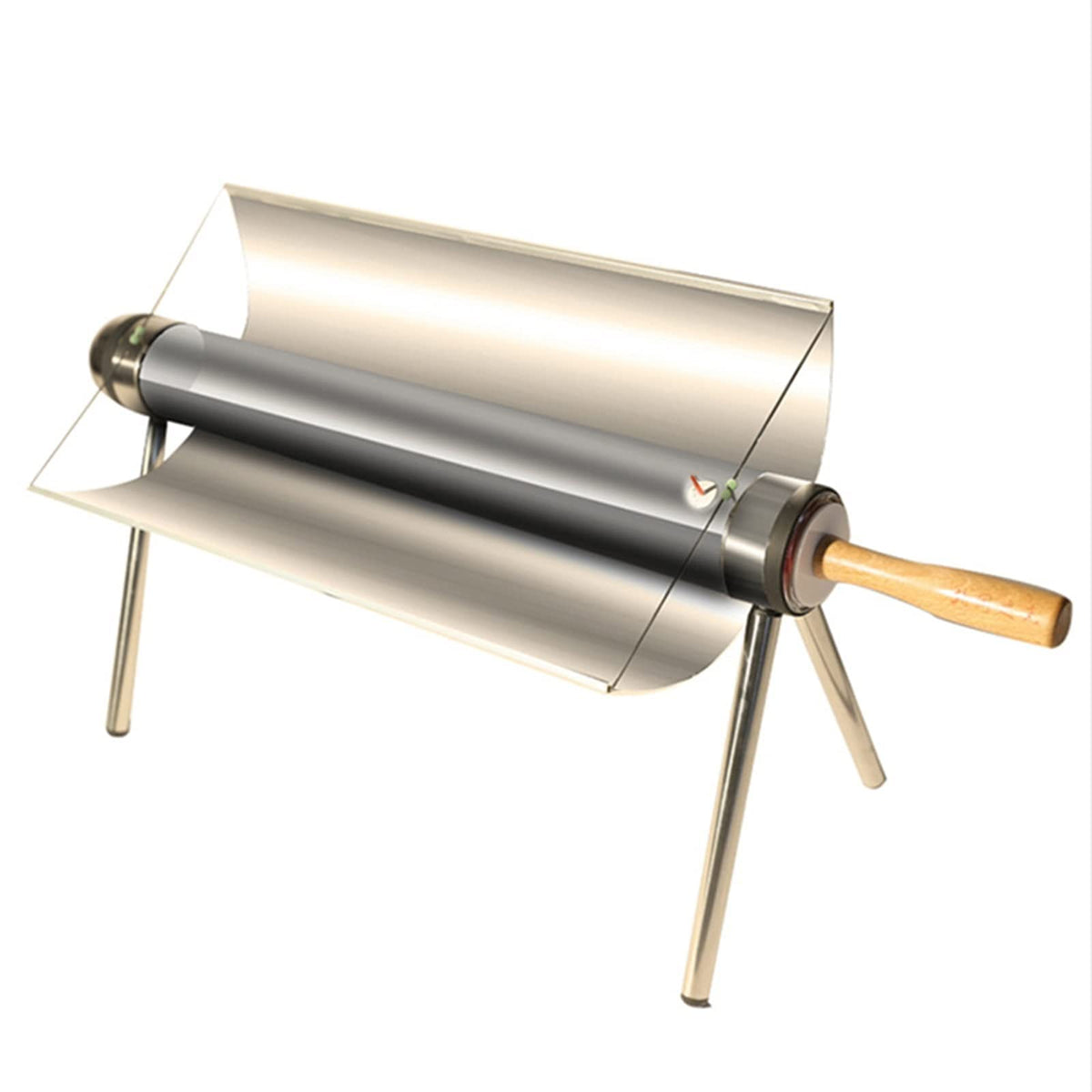 TEHONGMAI Portable Solar Solar Cooker, 1.5L Solar Oven Stove, Camp Stove Cooker, Outdoor Stainless Steel Solar Powered Camping Grill, Camping Stove for Backpacking & Hiking