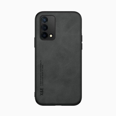 Kepuch Silklike Case for Oppo A74 4G/A95 4G/F19/Reno 6 Lite - Case Built-in Metal Plate for Oppo A74 4G/A95 4G/F19/Reno 6 Lite - Black